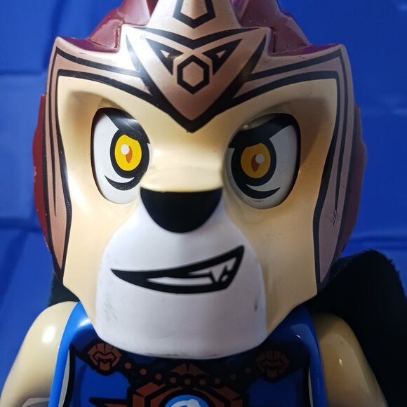 Lego Legends of Chima Laval Blue Minifigure Kids Bedroom Digital Alarm Clock 9" - Picture 8 of 10